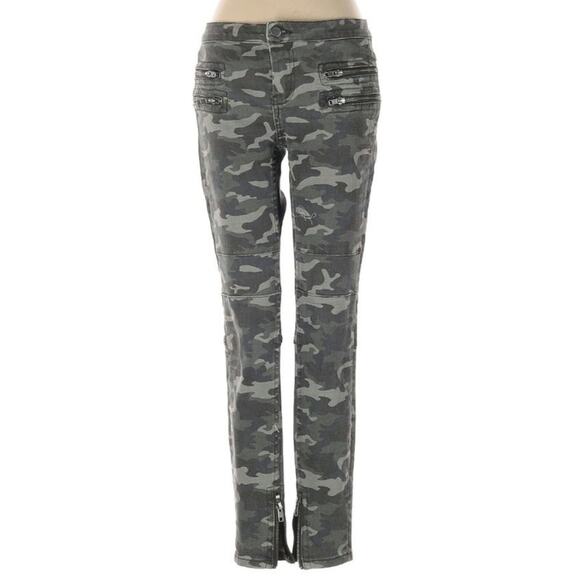 Free People Camo Size 24 Camouflage Skinny Jeans - Picture 2 of 5